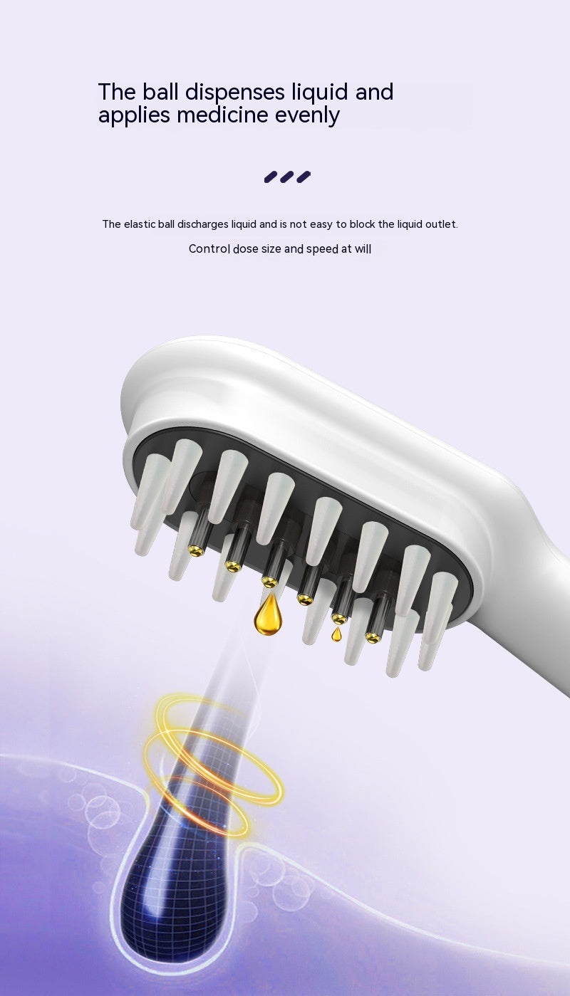 Scalp Medicine Feeder Care Massage Blue Light Red Light Hair Growth Tonic Import Comb