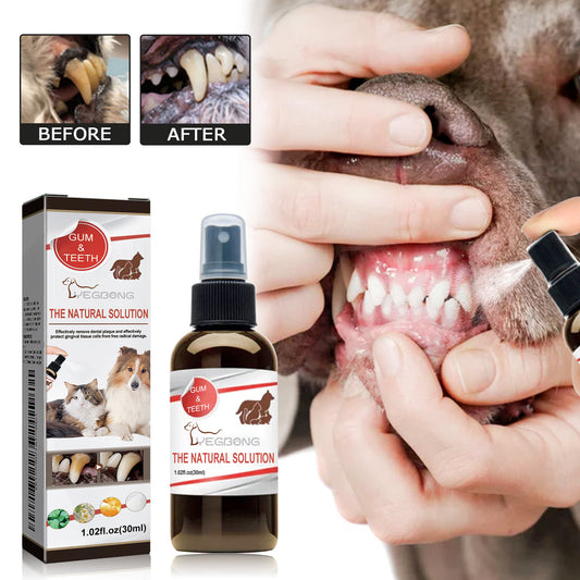 Pet Teeth Cleaning Spray Tooth Stains Remove Oral Cavity